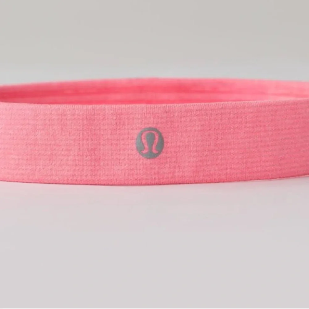 Lululemon cardio cross trainer headband in bright pink one size Rare color